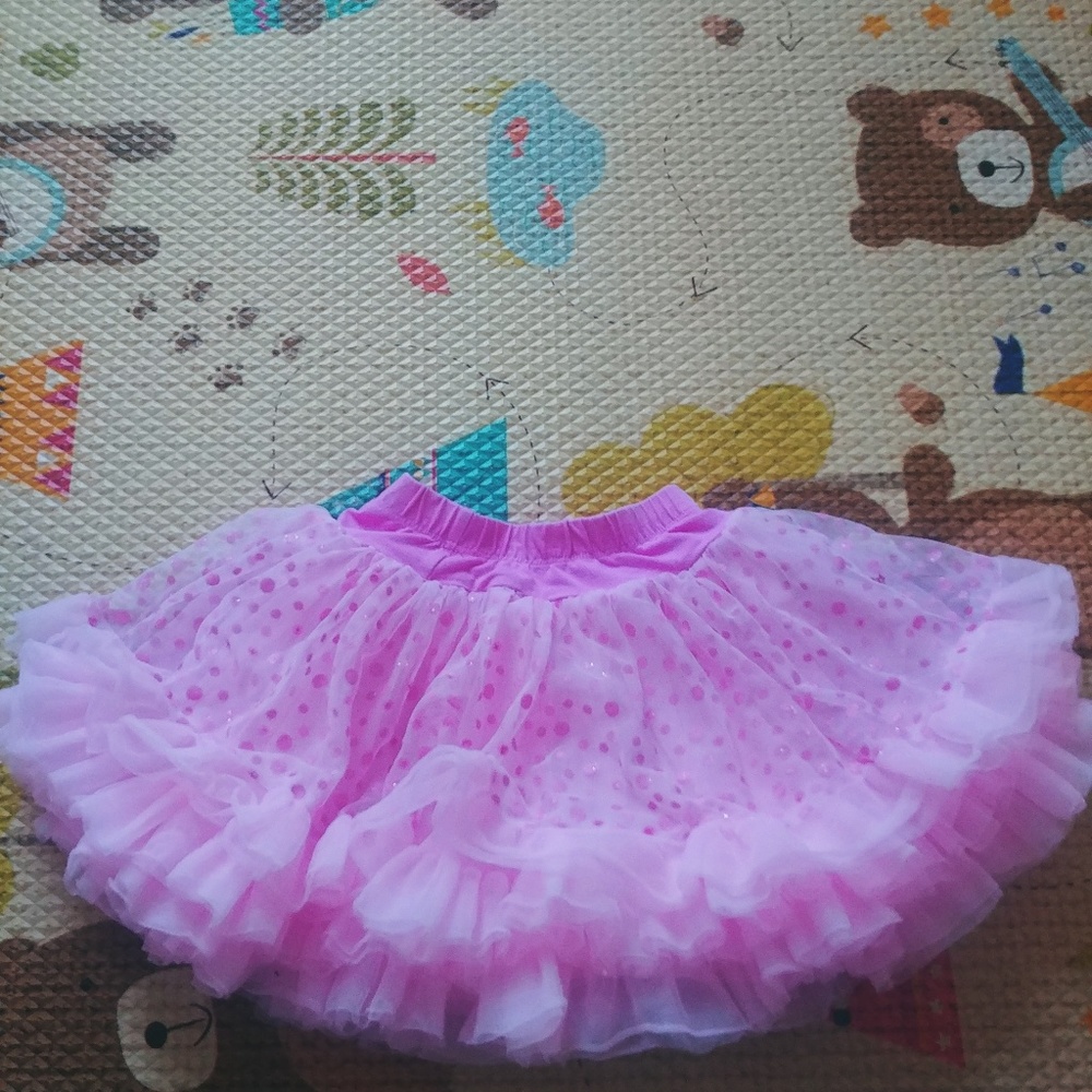 Pink cute toot toot skirt